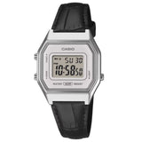 Casio General Classic Black Leather Strap Women's Watch - Digital | LA680WEL-1DF