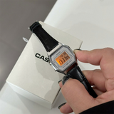 Casio General Classic Black Leather Strap Women's Watch - Digital | LA680WEL-1DF