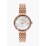 Lee Cooper Rose Gold Stainless Steel Strap Women's Watch LC07610.430
