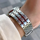 Lee Cooper Silver Stainless Steel Strap Men's Watch LC07641.350