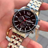 Lee Cooper Silver Stainless Steel Strap Men's Watch LC07641.350