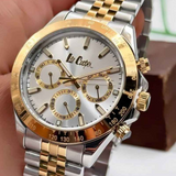 Lee Cooper Two-Tone Stainless Steel Strap Men's Watch LC07963.230
