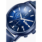 Lee Cooper Blue Dial Leather Strap Men's Watch LC08085.999