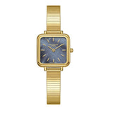 Lee Cooper Blue Dial Gold Milanese Strap Women's Watch LC08138.190