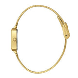 Lee Cooper Blue Dial Gold Milanese Strap Women's Watch LC08138.190