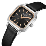 Lee Cooper Black Leather Strap Women Watch LC08152.351