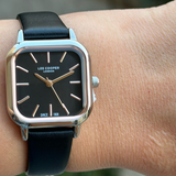 Lee Cooper Black Leather Strap Women Watch LC08152.351