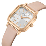 Lee Cooper Pink Leather Strap Women Watch LC08152.438