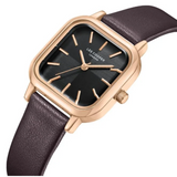 Lee Cooper Brown Leather Strap Women Watch LC08152.462