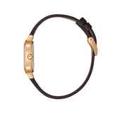 Lee Cooper Brown Leather Strap Women Watch LC08152.462