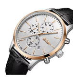 Lee Cooper Consign Chronograph Black Leather Strap Men's Watch LC08154.531