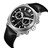 Lee Cooper Black Leather Strap Men Watch LC08172.351