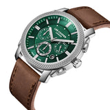 Lee Cooper Brown Leather Strap Men Watch LC08178.374