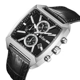 Lee Cooper Black Leather Strap Men Watch LC08180.351