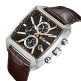 Lee Cooper Brown Leather Strap Men Watch LC08180.362