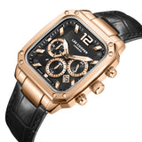 Lee Cooper Black Leather Strap Men Watch LC08184.451