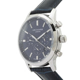 Lee Cooper Chronograph Blue Dial Leather Strap Men's Watch LC08186.399