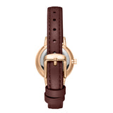 Lee Cooper Maroon Leather Strap Women's Watch LC08242.472