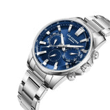 Lee Cooper Blue Dial Stainless Steel Strap Men's Watch LC08253.390