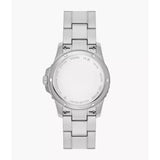 Fossil GMT Black Dial Silver Stainless Steel Strap Men Watch LE1156P