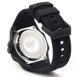 Caterpillar Yellow Octa Black Silicone Strap Men's Watch LM.121.21.731