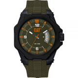 Caterpillar Octa Green Silicone Strap Men's Watch LM.121.23.334