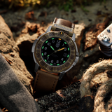 Luminox Adventure Brown Leather Strap Men's Watch - Date Display | LM1301.LG