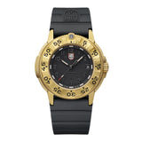 Luminox Navy Seal Foundation Black Rubber Strap Men Watch LM3221.NSF