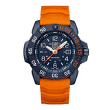 Luminox Navy Seal Analog Blue & Orange Strap Men's Watch LM3253.CB.NSF.SET