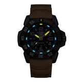 Luminox Navy Seal Analog Blue & Orange Strap Men's Watch LM3253.CB.NSF.SET