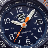 Luminox Navy Seal Analog Blue & Orange Strap Men's Watch LM3253.CB.NSF.SET