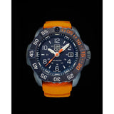 Luminox Navy Seal Analog Blue & Orange Strap Men's Watch LM3253.CB.NSF.SET