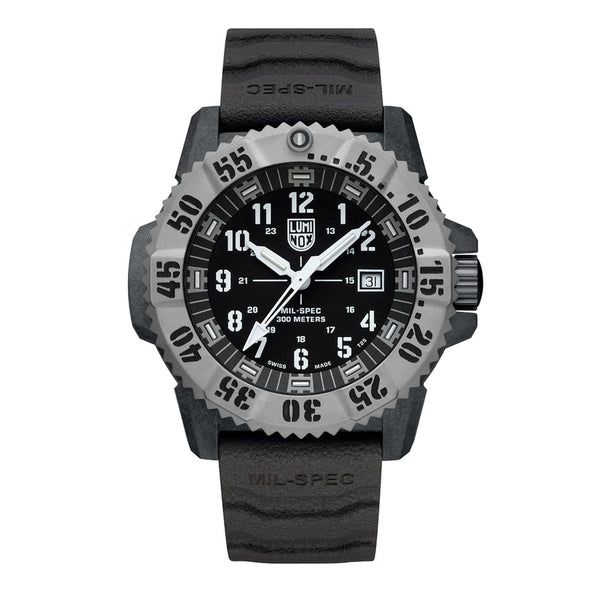 Luminox Mil-Spec Series Black Ruber Strap Men Watch LM3351.SET