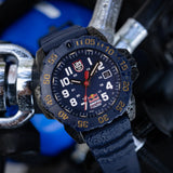 Luminox Red Bull Racing Navy Blue Rubber Strap Men Watch LM3501.ARB.N