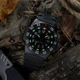 Luminox Navy Black NBR Rubber Strap Men's Watch - LM3551