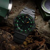 Luminox Navy 3550 Series Black NBR Rubber Strap Men's Watch - LM3567