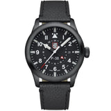 Luminox Air Pilot P-38 Lightning Black Genuine Leather Strap Men's Watch LM9531