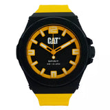 Caterpillar Consign Yellow Silicone Strap Men Watch LO.111.27.137