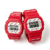 Casio Baby-G & G-Shock Digital Red Resin Strap Unisex Watch LOV-20B-4D-P