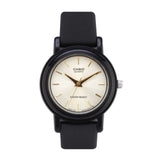 Casio General Gold Dial Black Resin Strap Unisex Watch LQ-139EMV-9ALDR-P