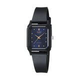 Casio General Blue Dial Black Resin Strap Unisex Watch LQ-142E-2ADF-P