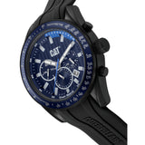 Caterpillar Ocenia Multi Black Silicone Strap Men Watch LQ.169.21.626
