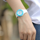 Casio General White Dial Resin Strap Unisex Watch LRW-200H-2BVDF-P