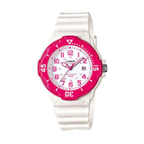 Casio General White Dial Resin Strap Women Watch LRW-200H-4BVDF-P