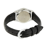 Casio General Black Leather Strap Men's Watch - Mineral Glass | LTP-1094E-7BRDF-P