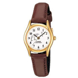 Casio General Quartz Brown Leather Strap Women's Watch LTP-1094Q-7B9RDF-P