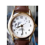 Casio General Quartz Brown Leather Strap Women's Watch LTP-1094Q-7B9RDF-P