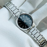 Casio General Black Dial Silver Stainless Steel Strap Men Watch LTP-1183A-1ADF-P