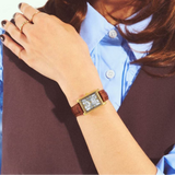 Casio General Analog Brown Leather Strap Women's Watch LTP-1234GLL-7ADF-P