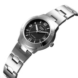 Casio General Black Dial Silver Stainless Steel Strap Women Watch LTP-1241D-1ADF-P